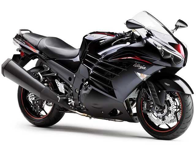 2019年 Ninja ZX-14R メタリックスパークブラック×キャンディカーディナルレッド(カタログメイン)