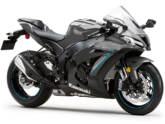 2019年 Ninja ZX-10R パールストームグレー×メタリックスパークブラック(カタログメイン)