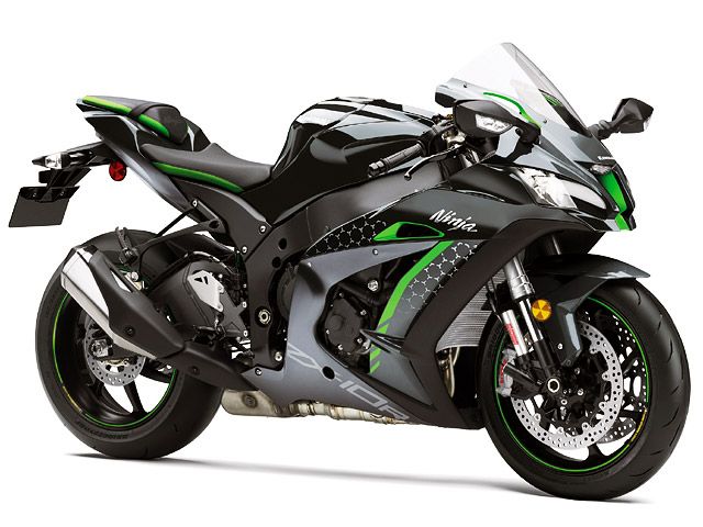 2019年 Ninja ZX-10R SE メタリックカーボングレー×ニュートロンシルバー×ライムグリーン(カタログメイン)