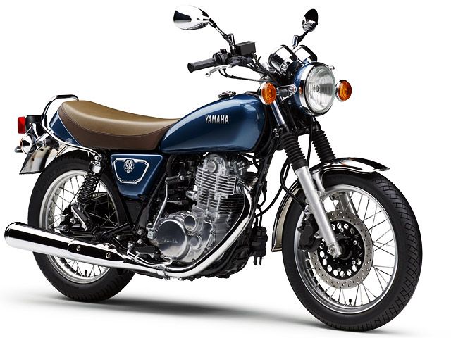 2019年 SR400 グレーイッシュブルーメタリック4(カタログメイン)