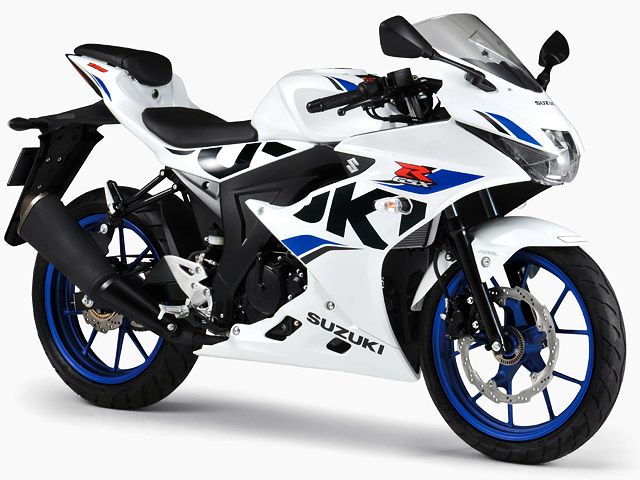 2019年 GSX-R125 ABS ブリリアントホワイト(カタログメイン)