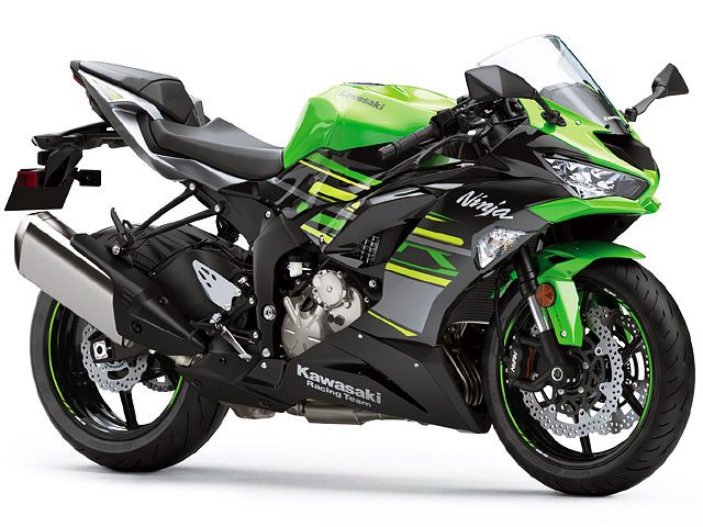 2019年 Ninja ZX-6R ABS ライムグリーン×エボニー×メタリックグラファイトグレー(カタログメイン)