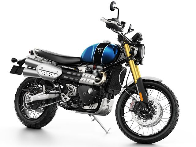 2019年 Scrambler 1200 XE コバルトブルー×ジェットブラック(カタログメイン)