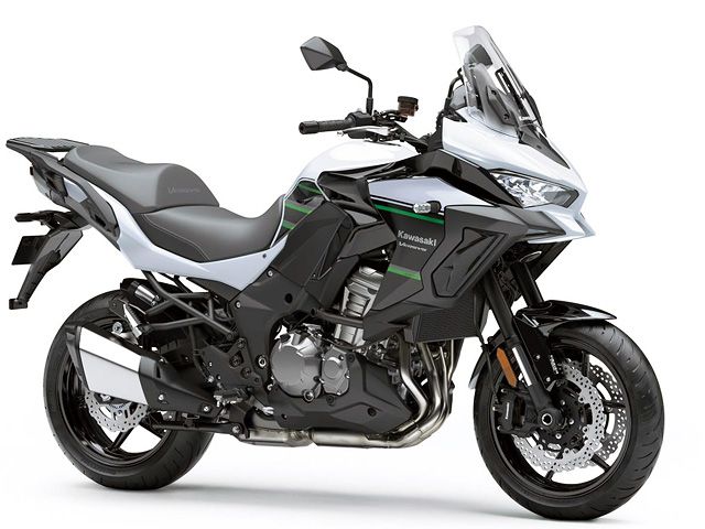 2019年 Versys 1000 パールスターダストホワイト×メタリックスパークブラック(カタログメイン)