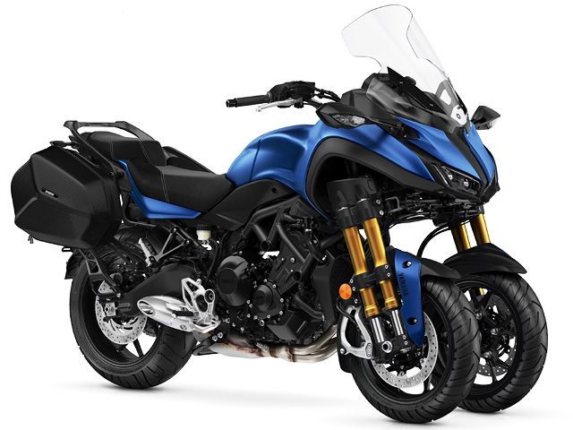2019年 NIKEN GT Phantom Blue with gold front forks(カタログメイン)