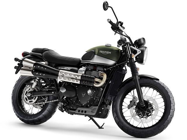 2019年 Street Scrambler カーキグリーン×マットアルミニウム(カタログメイン)