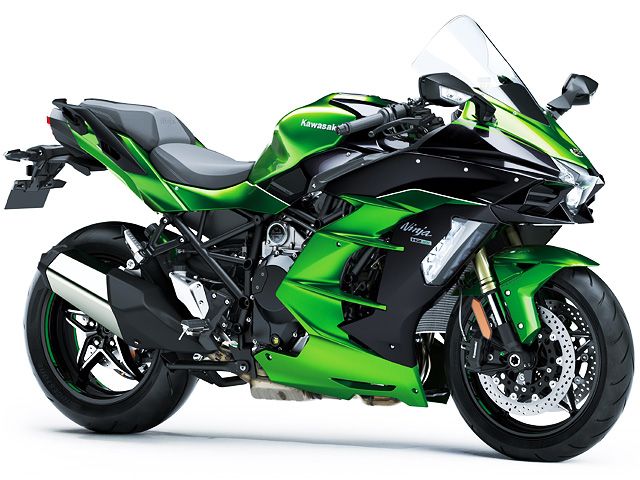 2019年 Ninja H2 SX SE エメラルドブレイズドグリーン×メタリックディアブロブラック(カタログメイン)