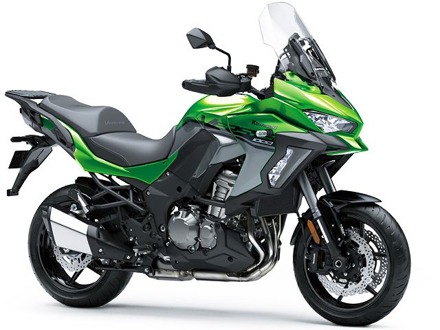 2019年 Versys 1000 SE エメラルドブレイズドグリーン×パールストームグレー(カタログメイン)