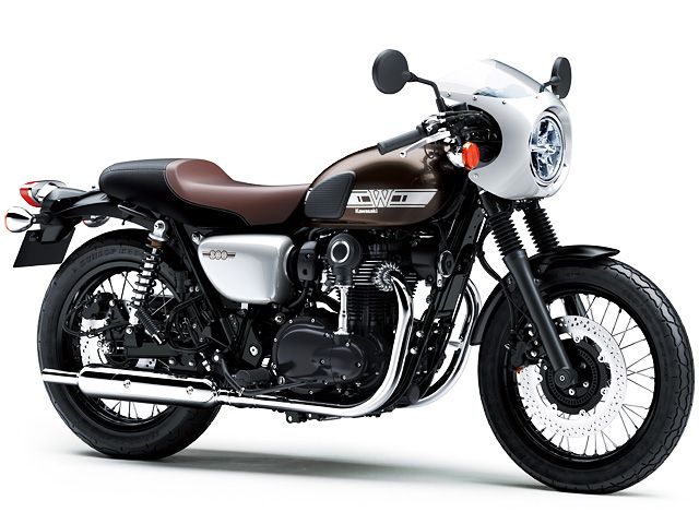 2019年 W800 CAFE メタリックマグネシウムグレー×ギャラクシーシルバー(カタログメイン)