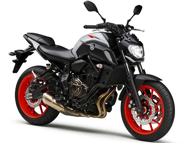 2019年 MT-07 ABS マットライトグレーメタリック4(カタログメイン)