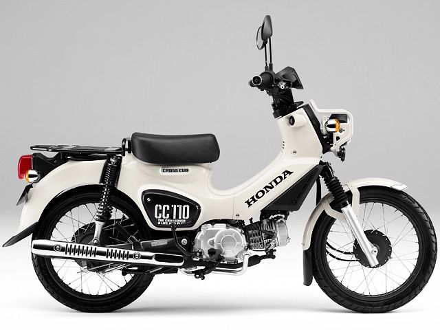 2019年 CrossCub 110 クラシカルホワイト(カタログメイン)