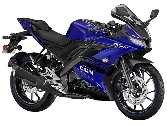 2018年 YZF-R15 レーシングブルー(カタログメイン)