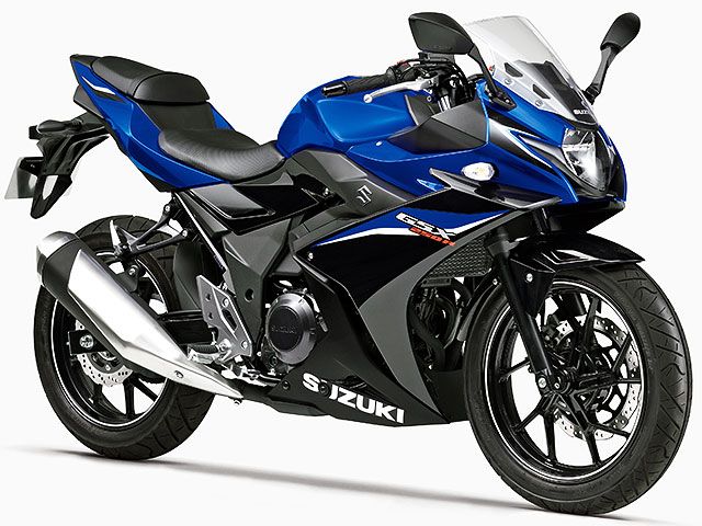 2020年 GSX250R クリスタルブルーメタリック/パールネブラーブラック(カタログメイン)