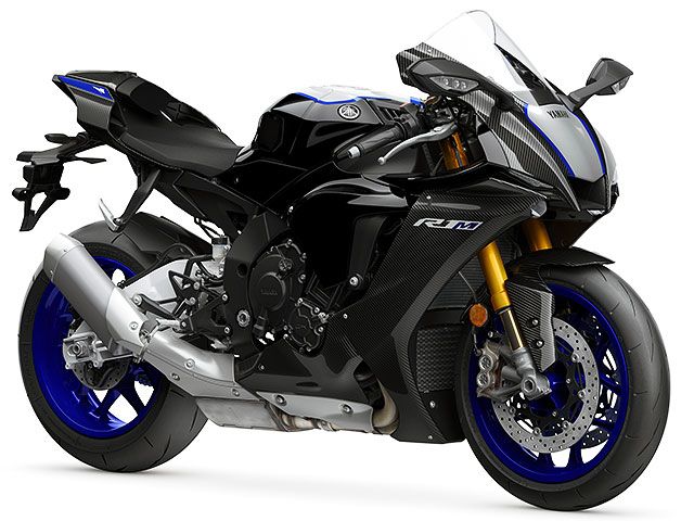 2020年 YZF-R1M Silver Blu Carbon(カタログメイン)