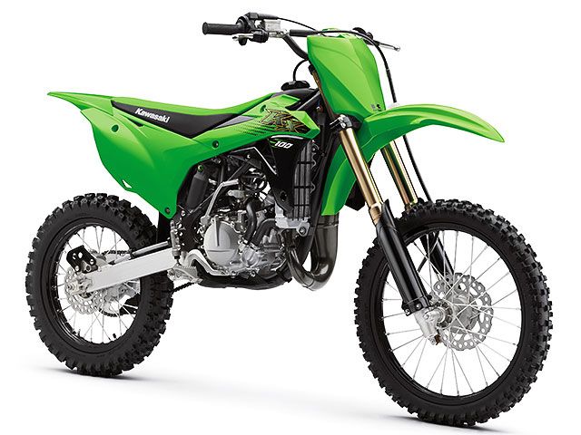 2020年 KX100 ライムグリーン(カタログメイン)