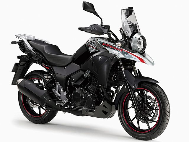 2020年 V-Strom 250 ABS パールネブラーブラック×ハイテックシルバーメタリック(カタログメイン)