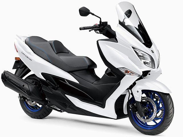 2020年 BURGMAN 400 ABS パールグレッシャーホワイト(カタログメイン)