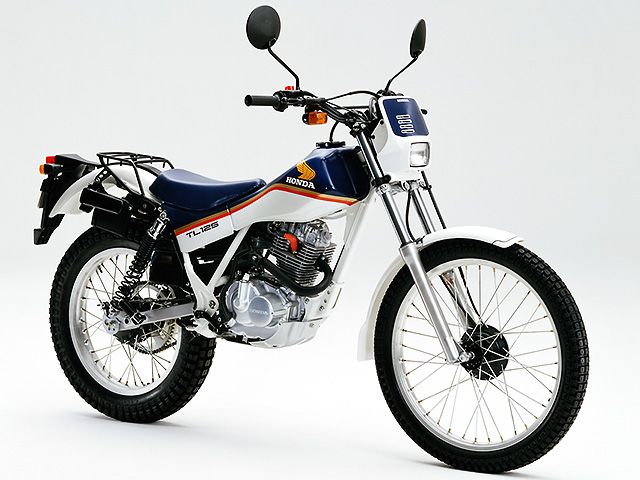 1987年 TL125 シャスタホワイト/ローザンヌブルー(カタログメイン)