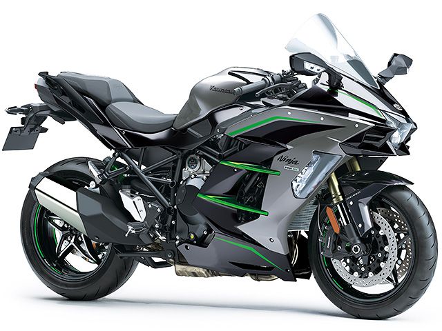2020年 Ninja H2 SX SE メタリックグラファイトグレー×メタリックディアブロブラック(カタログメイン)
