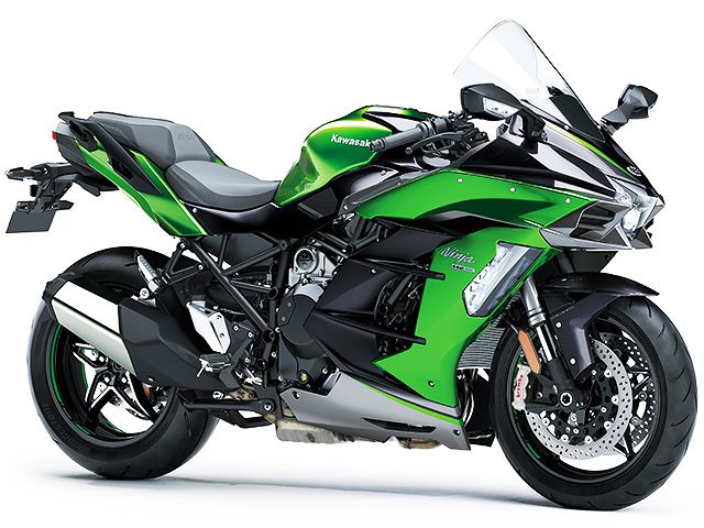 2020年 Ninja H2 SX SE+ エメラルドブレイズドグリーン×メタリックディアブロブラック(カタログメイン)
