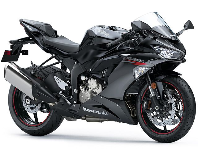 2020年 Ninja ZX-6R メタリックスパークブラック×メタリックフラットスパークブラック(カタログメイン)