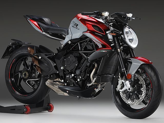 2020年 BRUTALE 800 RR SHOCK PEARL RED/AVIO GREY(カタログメイン)