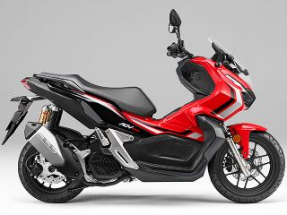 2020年 ADV150ゲイエティーレッド(サイドビュー)