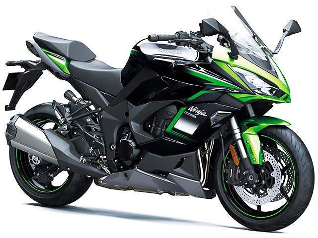2021年 Ninja 1000SX エメラルドブレイズドグリーン×メタリックディアブロブラック(カタログメイン)
