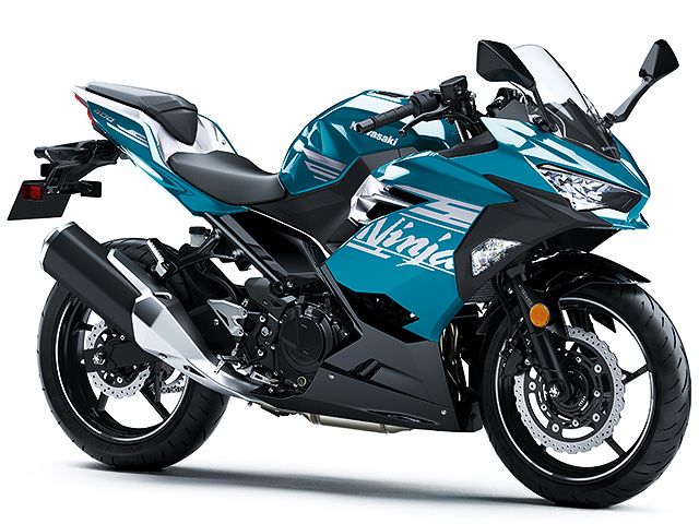 2021年 Ninja 400 パールナイトシェードティール×メタリックスパークブラック(カタログメイン)