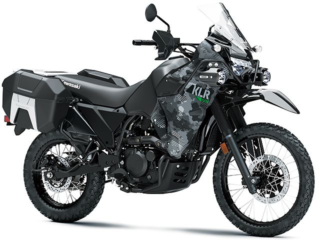 2021年 KLR650 ADVENTURE サイファーカモグレー(カタログメイン)
