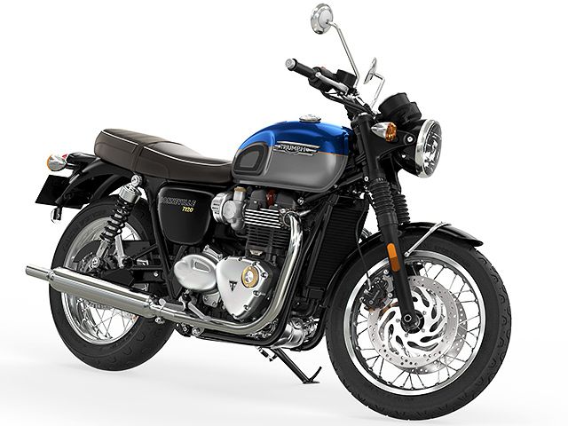 2021年 Bonneville T120 コバルトブルー/シルバーアイス(カタログメイン)