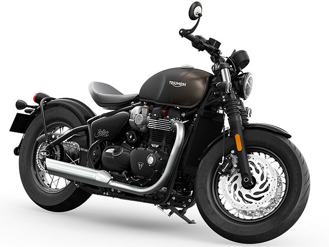 2021年 Bonneville Bobber マットストームグレー/マットアイアンストーン(カタログメイン)