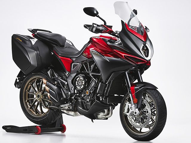 2021年 TURISMOVELOCE 800 LUSSO SCS FIRE RED/MATT METALLIC DARK GREY(カタログメイン)