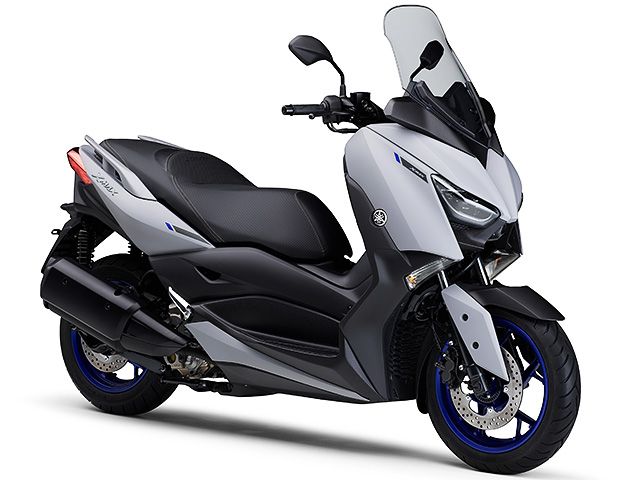 2021年 XMAX 250ABS マットブルーイッシュグレーメタリック3(カタログメイン)