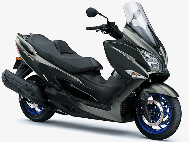 2022年 BURGMAN 400 ABS ソリッドアイアングレー(カタログメイン)