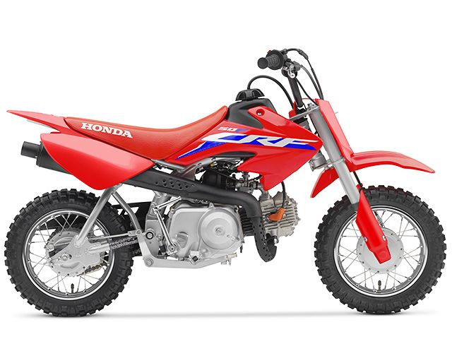 2002年 CRF50F エクストリームレッド(カタログメイン)