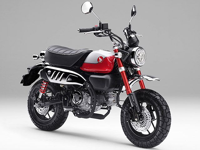 2021年 MONKEY125 パールネビュラレッド(カタログメイン)