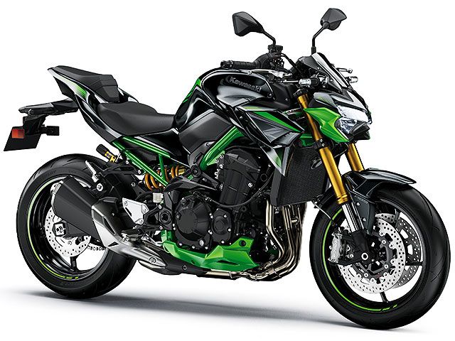 2022年 Z900 SE メタリックスパークブラック×キャンディライムグリーン(カタログメイン)