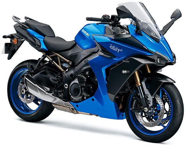 2022年 GSX-S1000GT Metallic Triton Blue(カタログメイン)