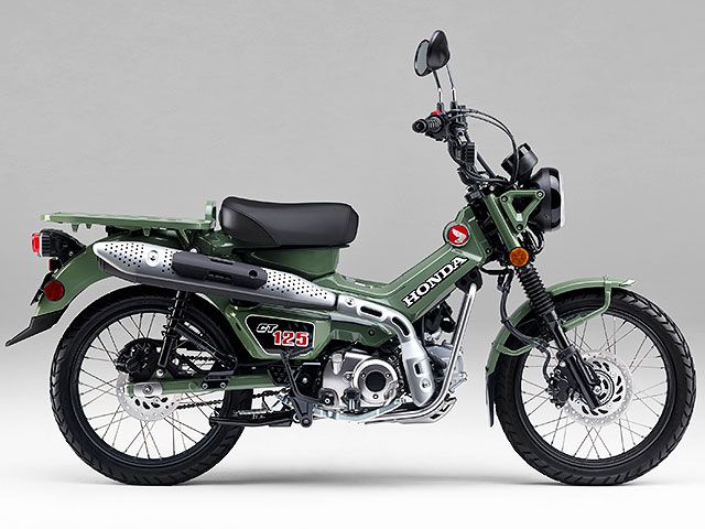 2022年 CT125 HUNTER Cub パールオーガニックグリーン(カタログメイン)