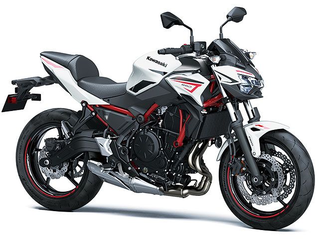 2022年 Z650 パールロボティックホワイト×メタリックマットグラフェンスチールグレー(カタログメイン)