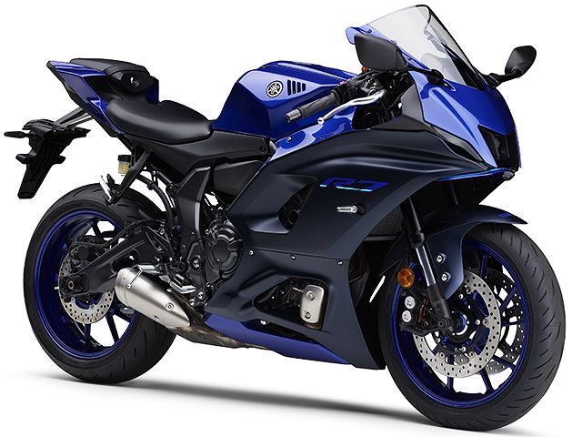 2022年 YZF-R7 ディープパープリッシュブルーメタリックC(カタログメイン)