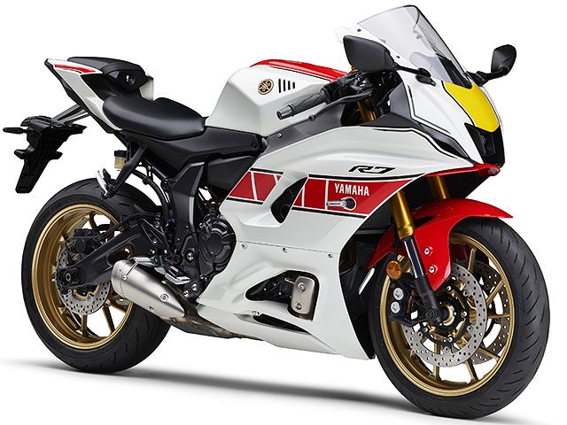 2022年 YZF-R7 ABS WGP 60th Anniversary シルキーホワイト(カタログメイン)