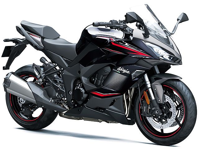 2022年 Ninja 1000SX メタリックカーボングレー×メタリックディアブロブラック(カタログメイン)