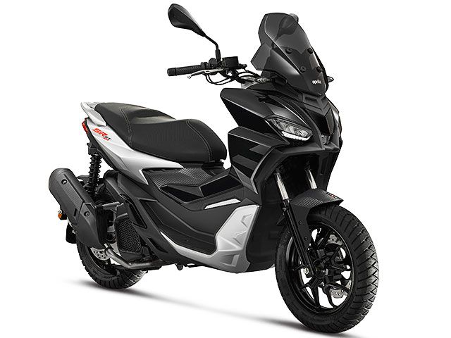 2022年 SR GT 200 アプリリアブラック※画像は125ccモデル(カタログメイン)