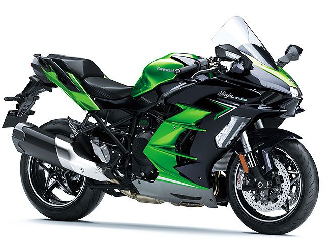 2022年 Ninja H2 SX SE エメラルドブレイズドグリーン×メタリックディアブロブラック(カタログメイン)