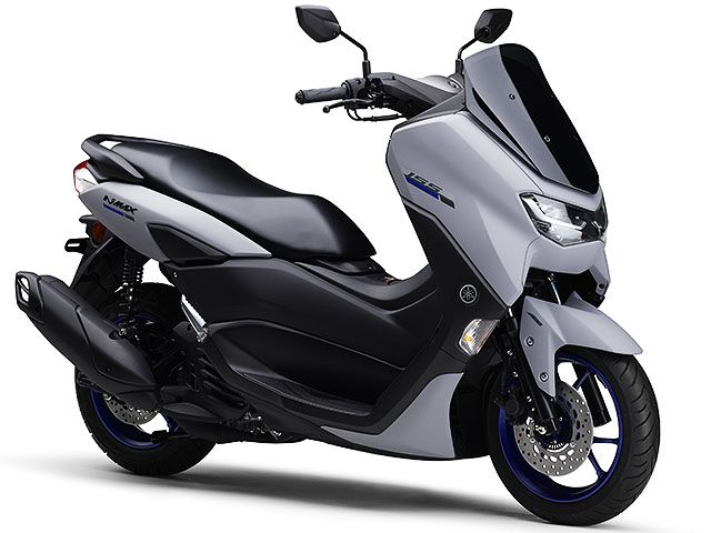 2022年 NMAX 155 ABS マットブルーイッシュグレーメタリック3(カタログメイン)