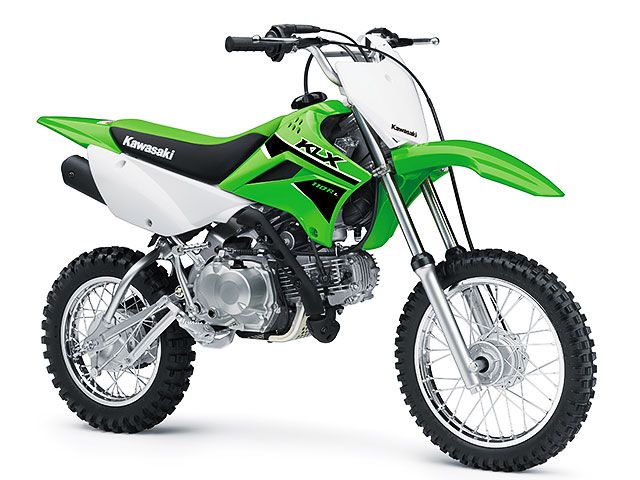 2023年 KLX110R L ライムグリーン(カタログメイン)
