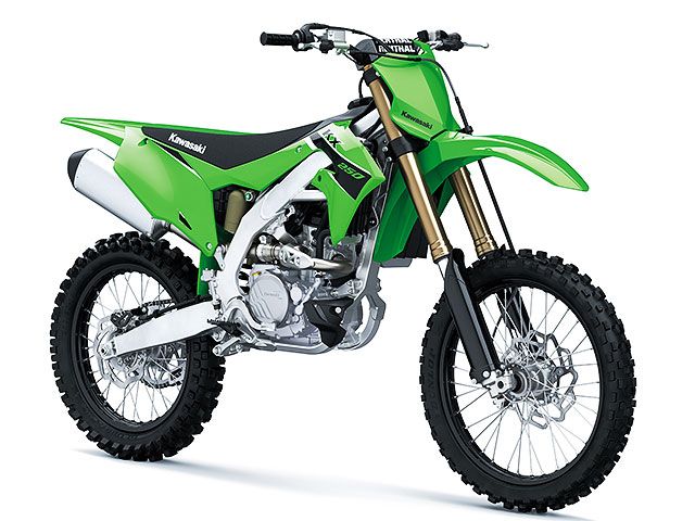 2023年 KX250 ライムグリーン(カタログメイン)
