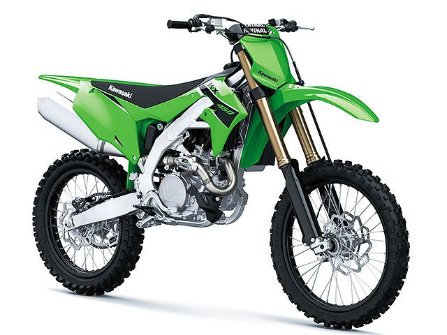2023年 KX450 ライムグリーン(カタログメイン)